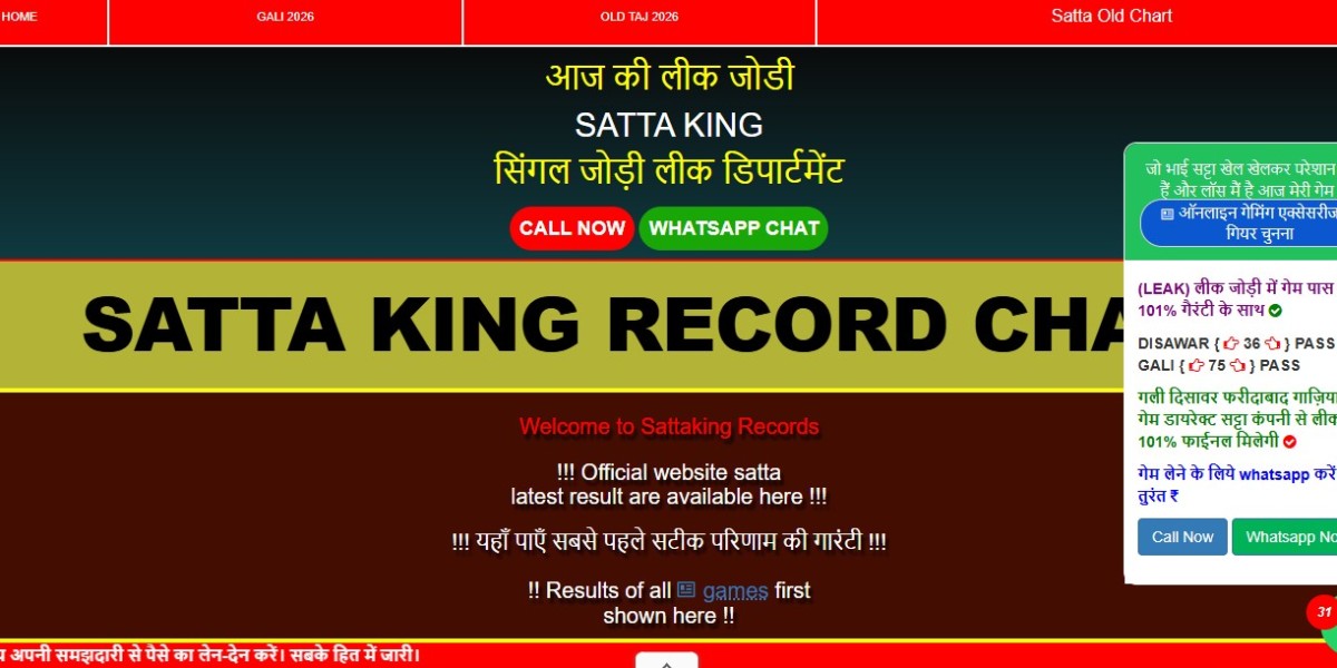 Satta King Record – Live Number Table and Latest Chart Updates