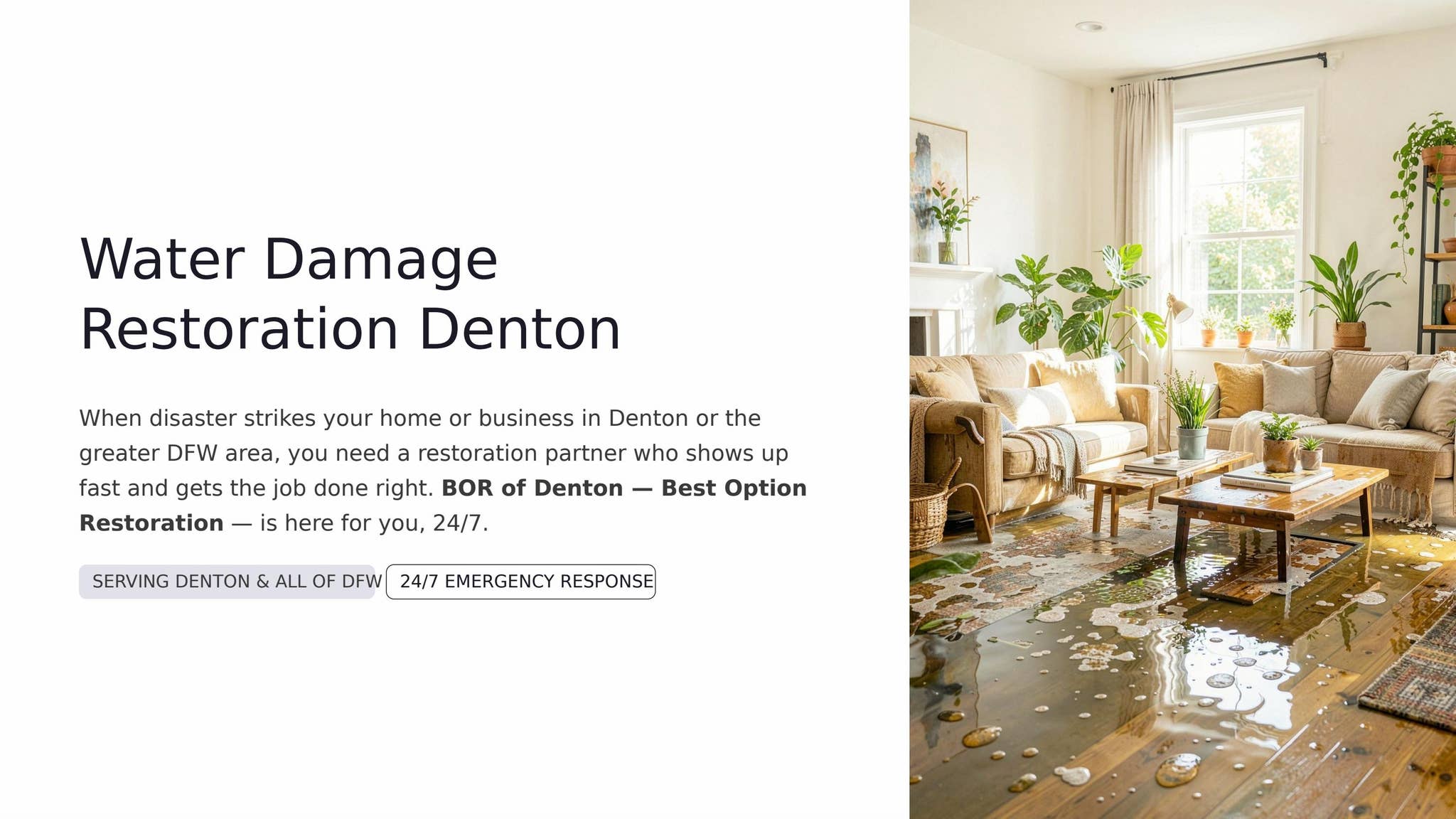 Water Damage Restoration Denton: Restore Your Property Fast by My Restoration Expert - Issuu