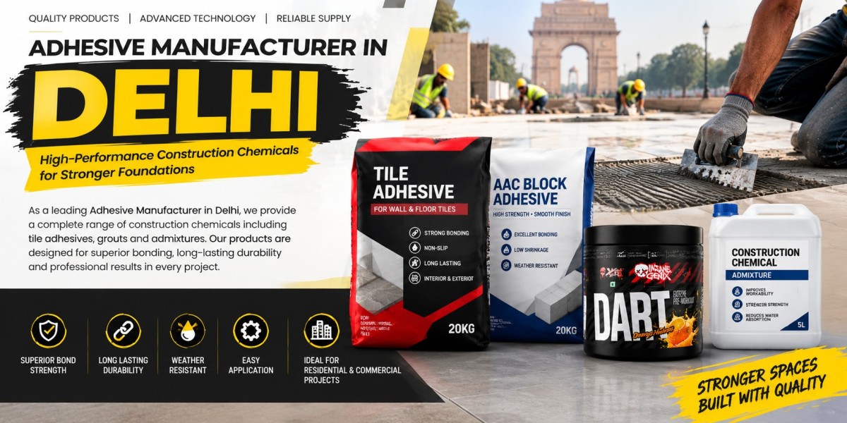 Adhesive Manufacturer in Delhi for Quality Tile Adhesives