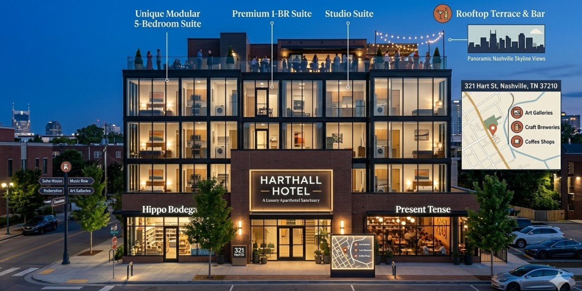 Best Hotels in Downtown Nashville Near Broadway | Harthall Hotel
