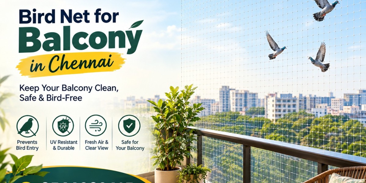 Protect Your Balcony with Ram Safety Nets Bird Net in Chennai