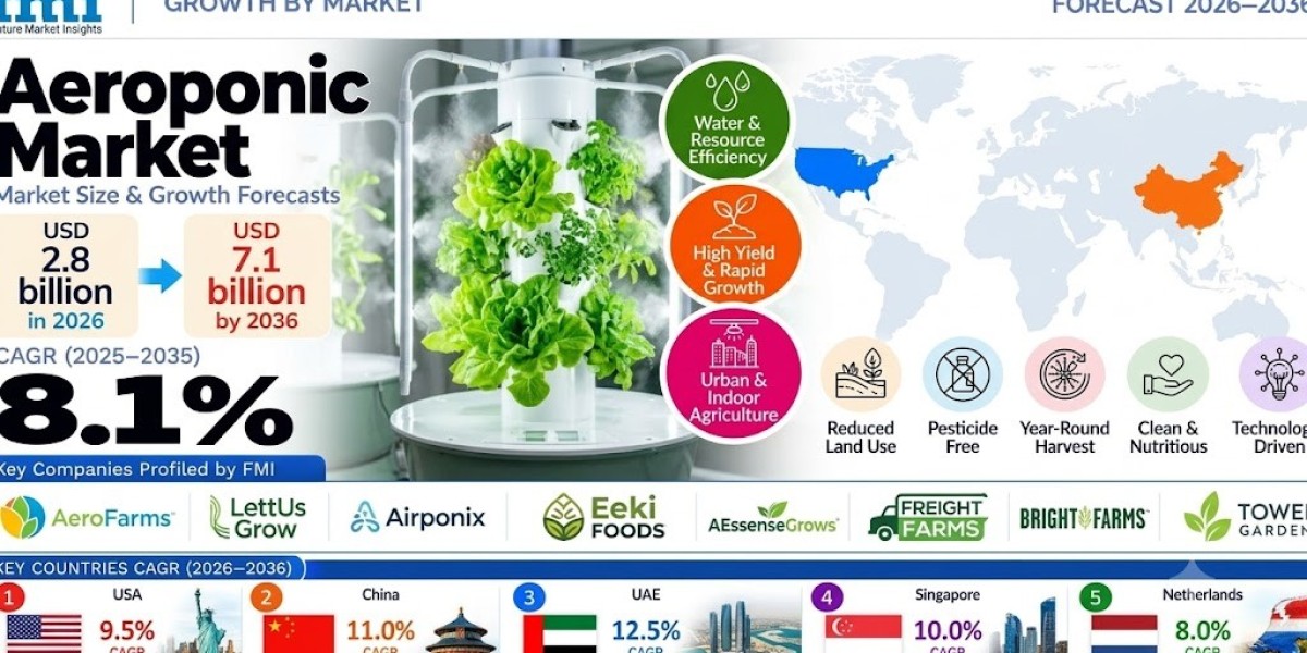 Aeroponics Market Outlook 2036: Size, Share, Trends and Demand Analysis