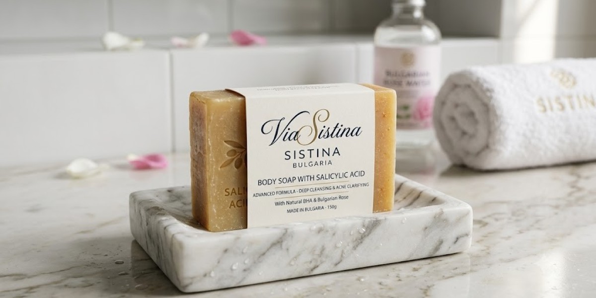 Body Soap with Salicylic Acid and Beard Oil for Sensitive Skin - Via Sistina Bulgaria