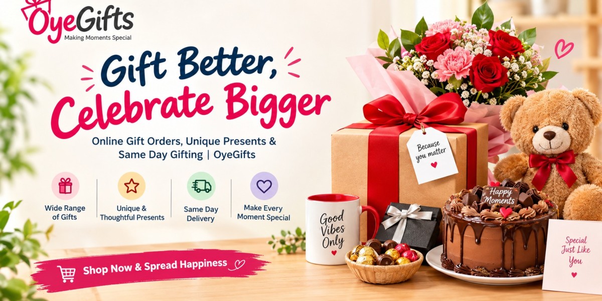 Gift Better, Celebrate Bigger | Online Gift Orders, Unique Presents & Same Day Gifting | OyeGifts