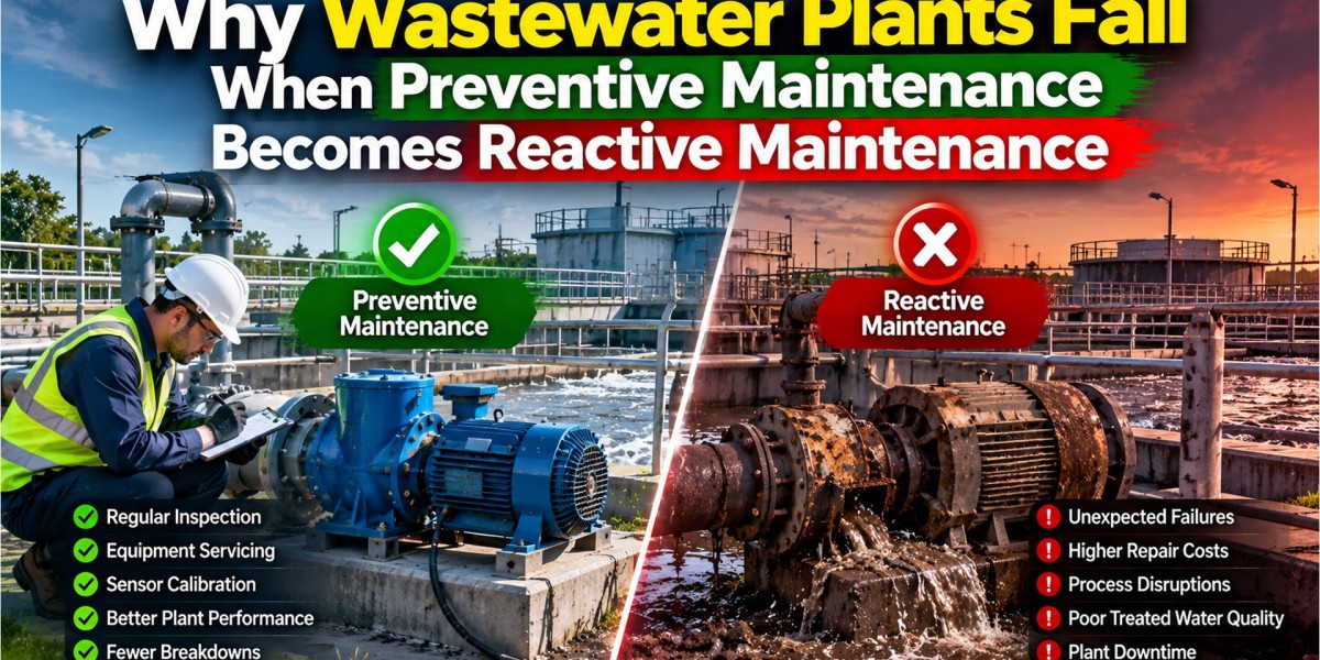 Why Wastewater Plants Fail When Preventive Maintenance Becomes Reactive Maintenance