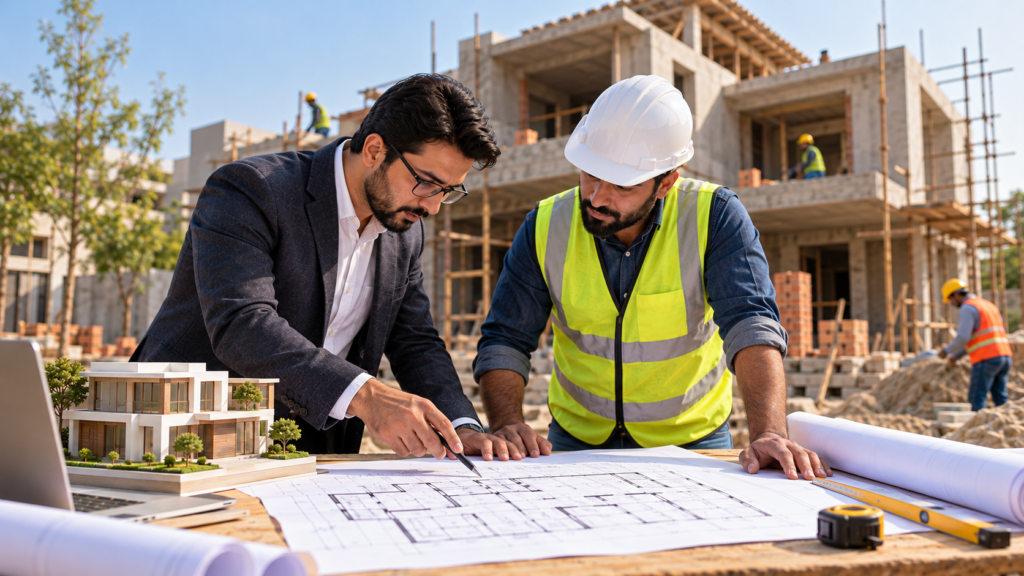 Architect vs Contractor: Who Should You Hire First in Lahore? - Spaces and Places