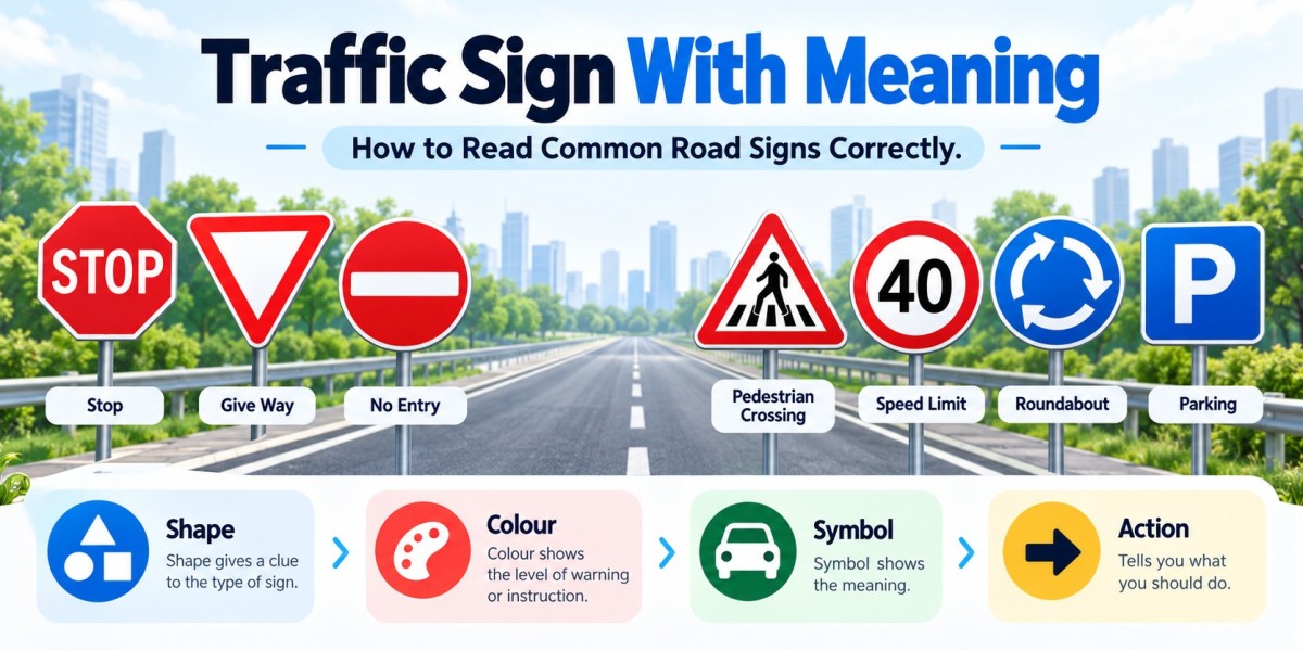 Traffic Sign With Meaning: How to Read Common Road Signs Correctly