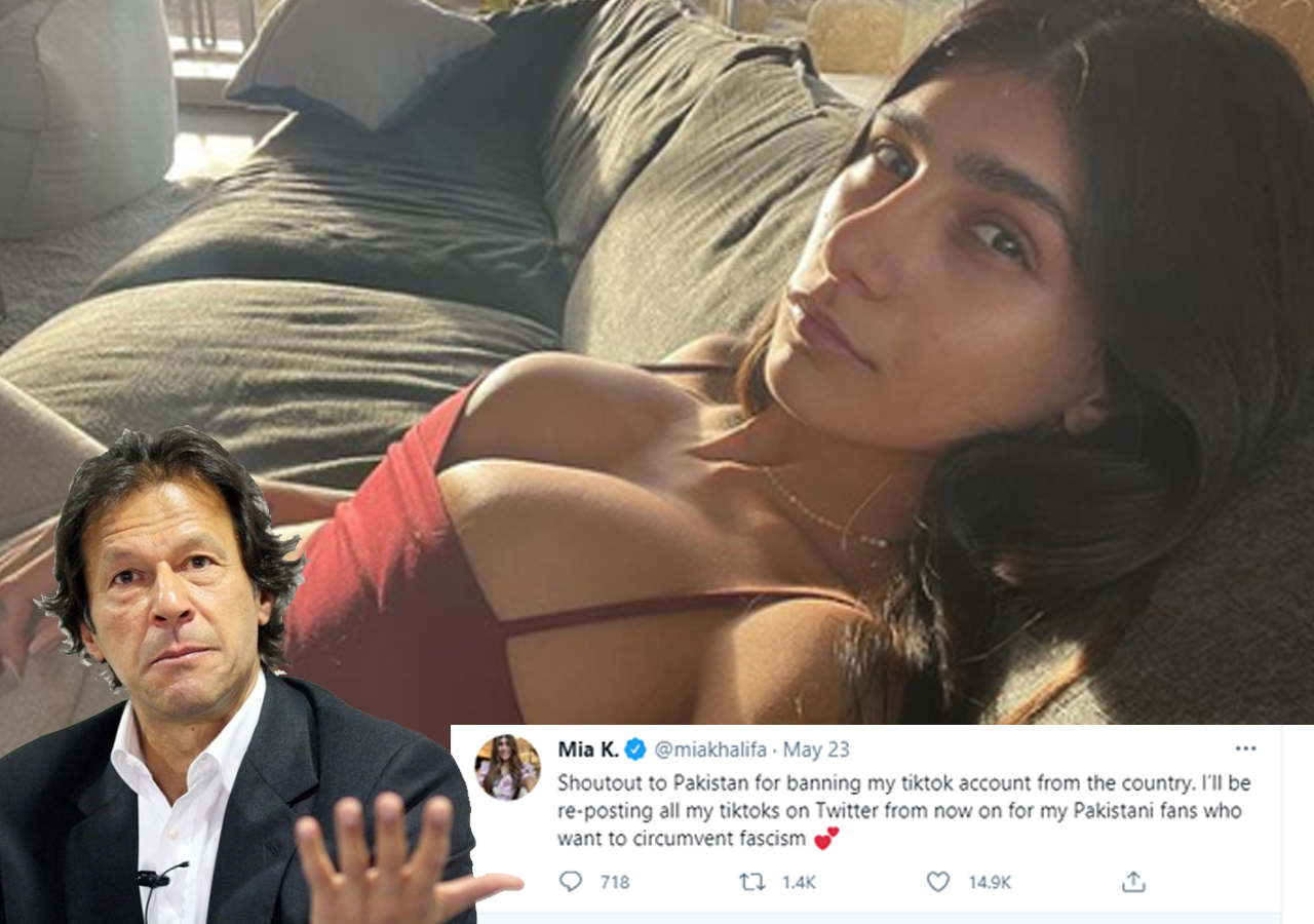 Pakistani Mia Khalifa - Mia Khalifa Slam Pakistan Government for Banning Her Tiktok Account - Yajoop